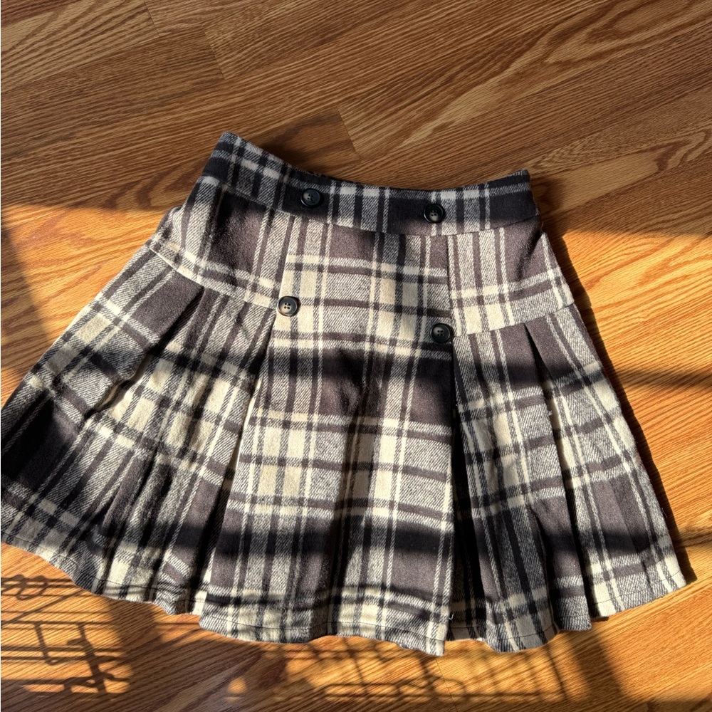 Local boutique fall mini skirt